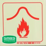 Photoluminescent 190Mm Safety Sign - F35-Fire Blanket
