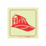 Photoluminescent 190Mm Safety Sign - F50-Fire Marshall