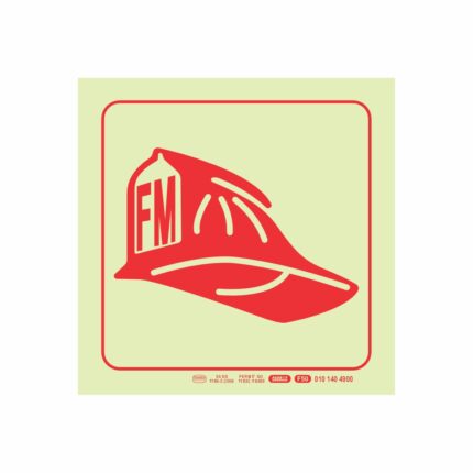 Photoluminescent 190Mm Safety Sign - F50-Fire Marshall