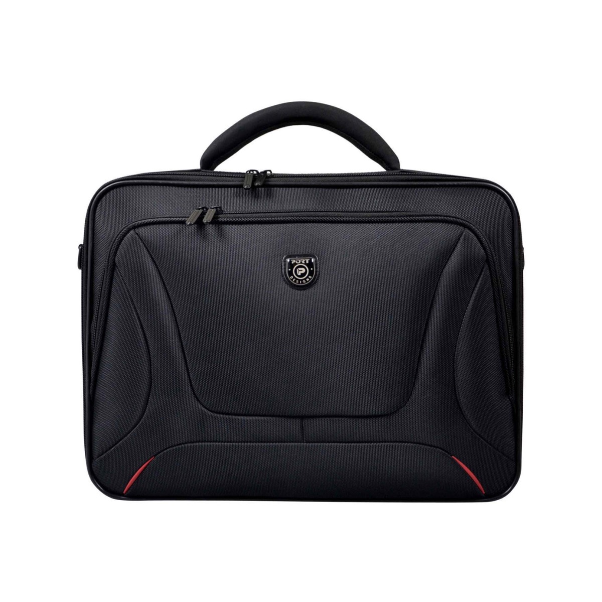 Port Courchevel Black 15.6" Clamshell Bag Port Courchevel Black 15.6" Clamshell Bag - Image 1