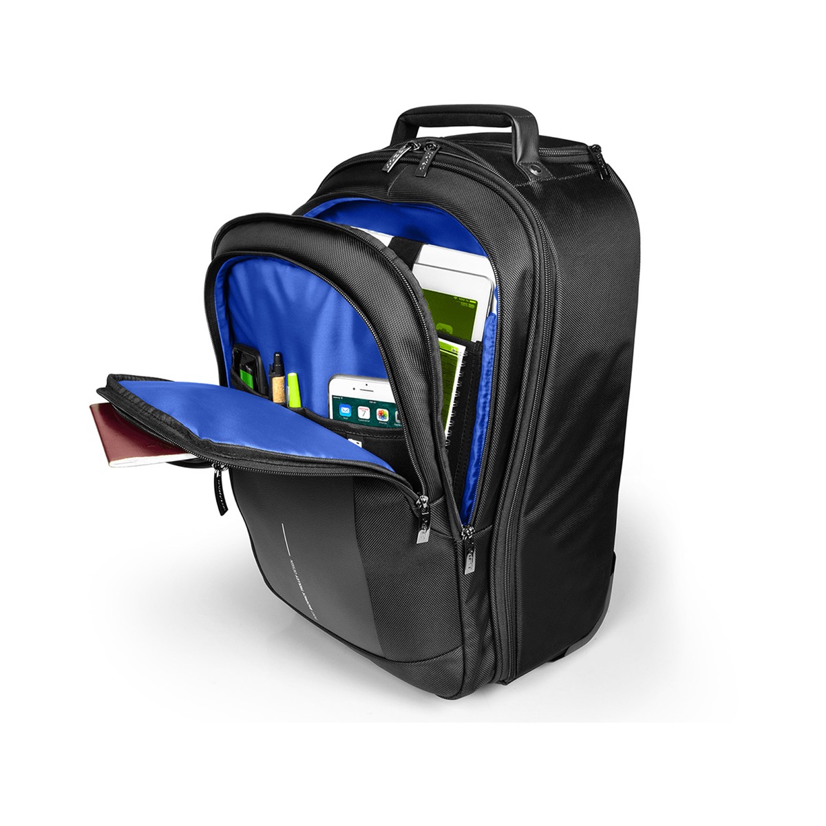 Port Chicago Evo Black 15.6" Trolley Backpack Port Chicago Evo Black 15.6" Trolley Backpack - Image 1