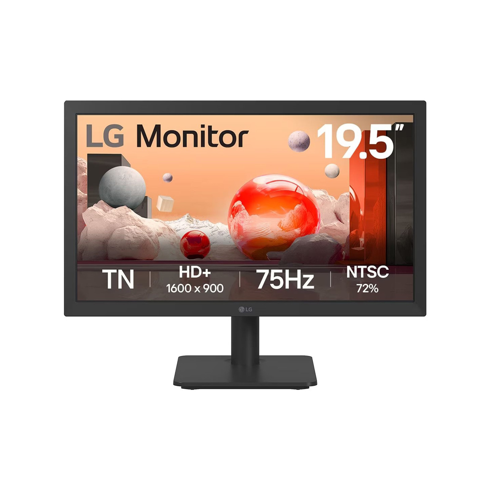 LG Essential 20" WSXGA TN 75Hz Monitor LG Essential 20" WSXGA TN 75Hz Monitor - Image 1