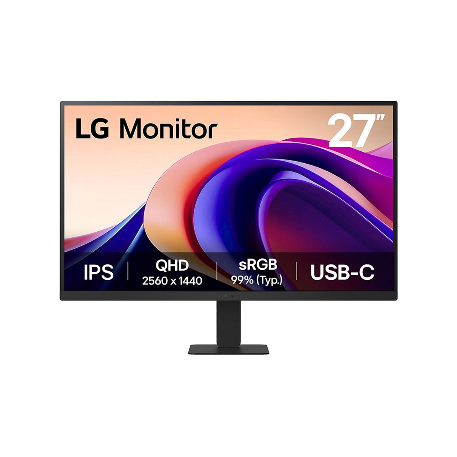 LG UltraFine 27" IPS QHD USB-C Monitor LG UltraFine 27" IPS QHD USB-C Monitor - Image 1