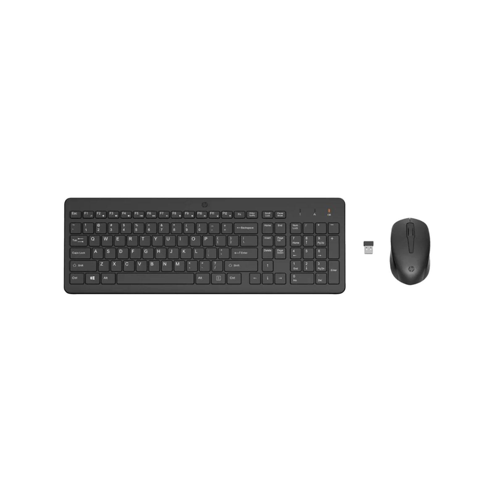 HP 330 Black Wireless Keyboard & Mouse Combo HP 330 Black Wireless Keyboard & Mouse Combo - Image 1