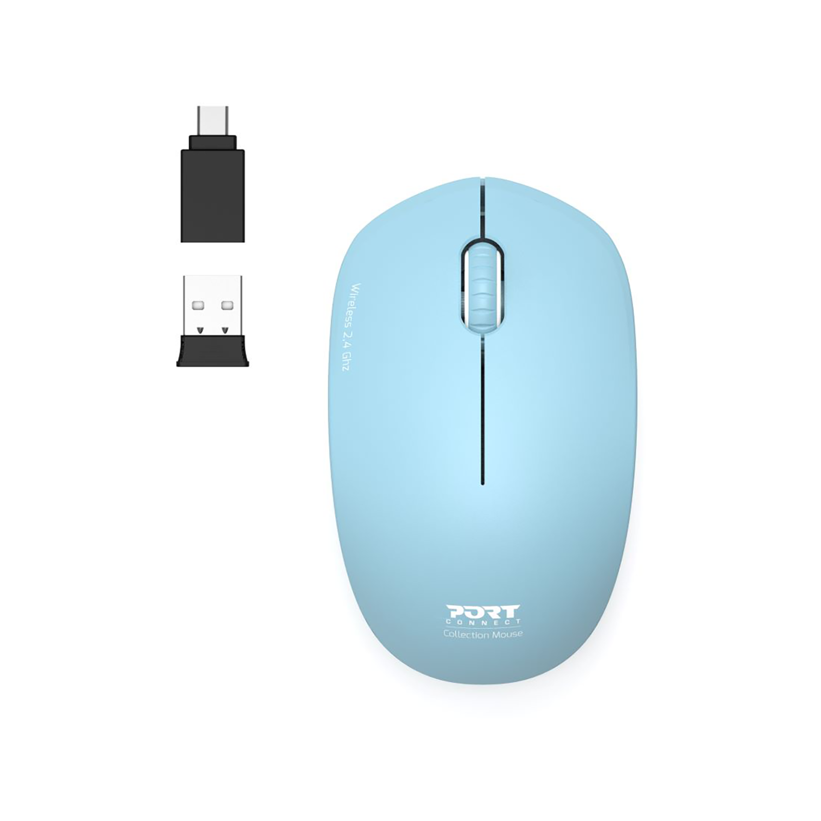 Port 2.4GHz Collection II Azur Wireless Mouse Port 2.4GHz Collection II Azur Wireless Mouse - Image 1