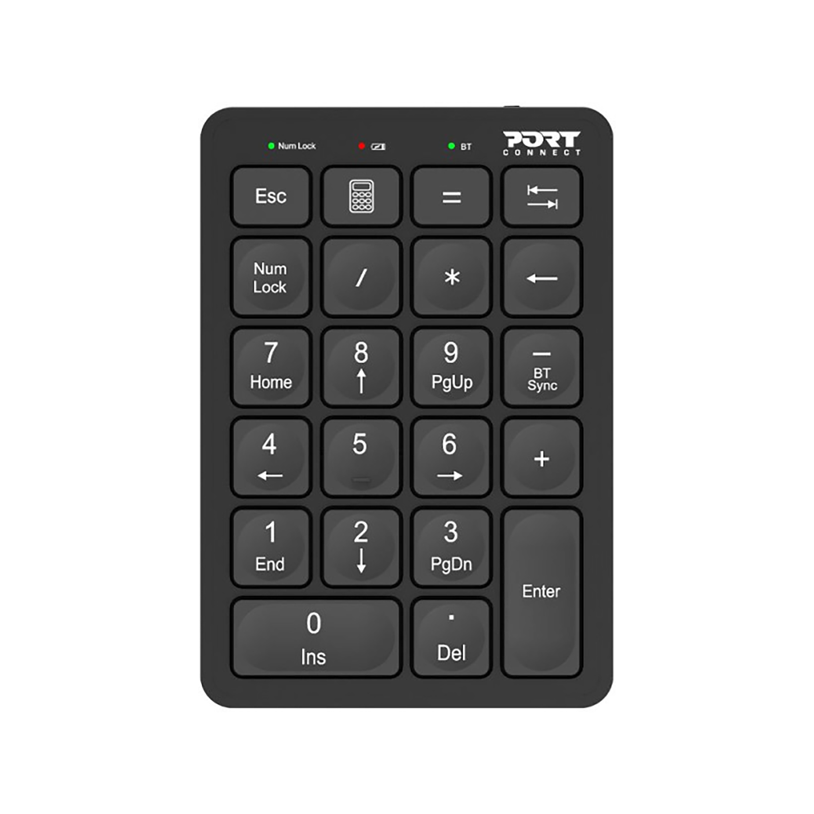 Port Rechargeable Bluetooth Numeric Keypad Port Rechargeable Bluetooth Numeric Keypad - Image 1