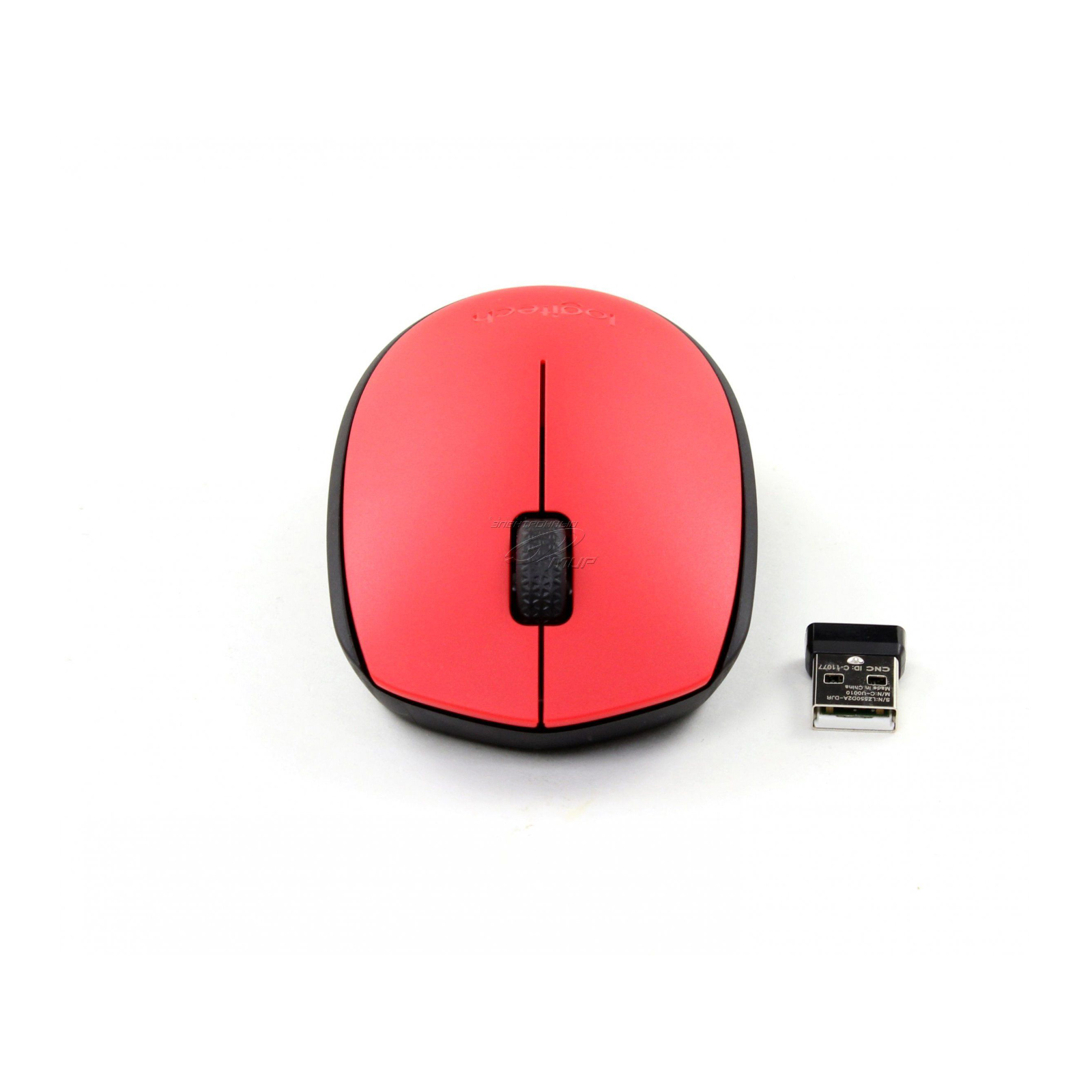 Logitech M171 Red Compact & Portable Wireless Mouse Logitech M171 Red Compact & Portable Wireless Mouse - Image 1