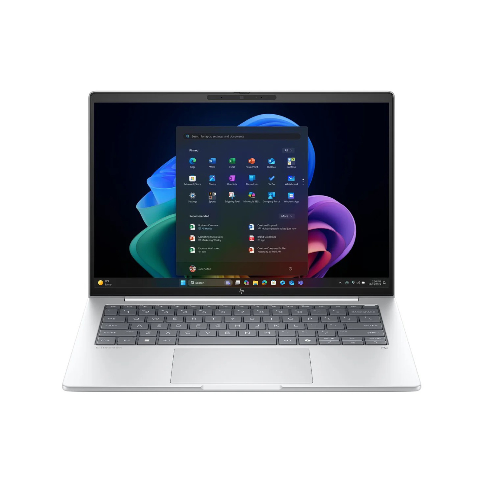 HP EliteBook 8 G1i 16" Next Gen AI Core U7-258V 32GB 2TB Win 11 Pro Notebook HP EliteBook 8 G1i 16" Next Gen AI Core U7-258V 32GB 2TB Win 11 Pro Notebook - Image 1