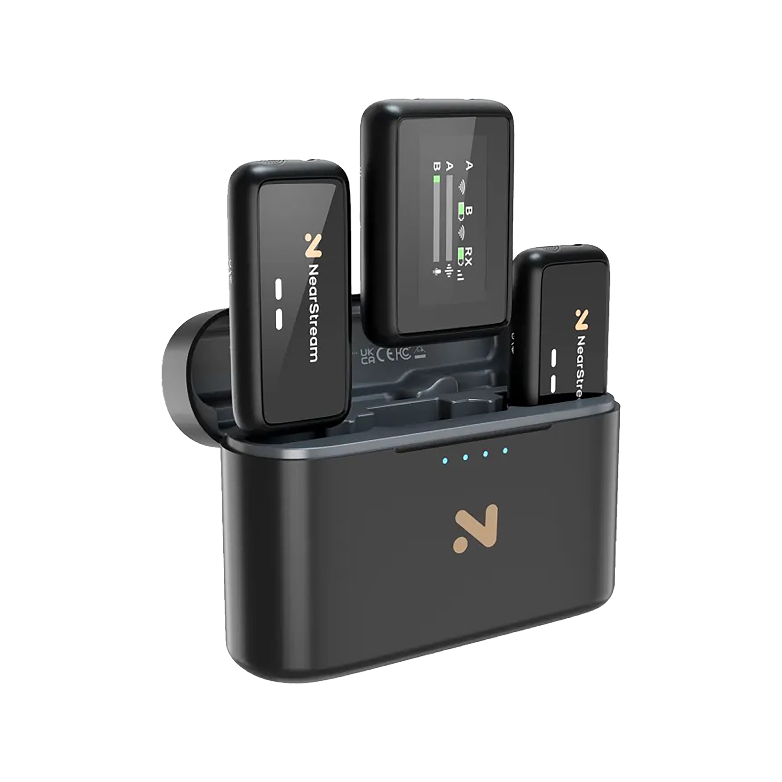 NearStream AWM20T AI Noise-Canceling Premium Lavalier Dual Wireless Microphones NearStream AWM20T AI Noise-Canceling Premium Lavalier Dual Wireless Microphones - Image 1