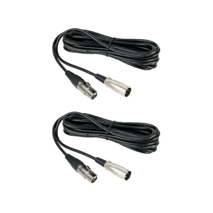 NearStream Balanced XLR Male to Female Microphone Cable 2m - 2 pack