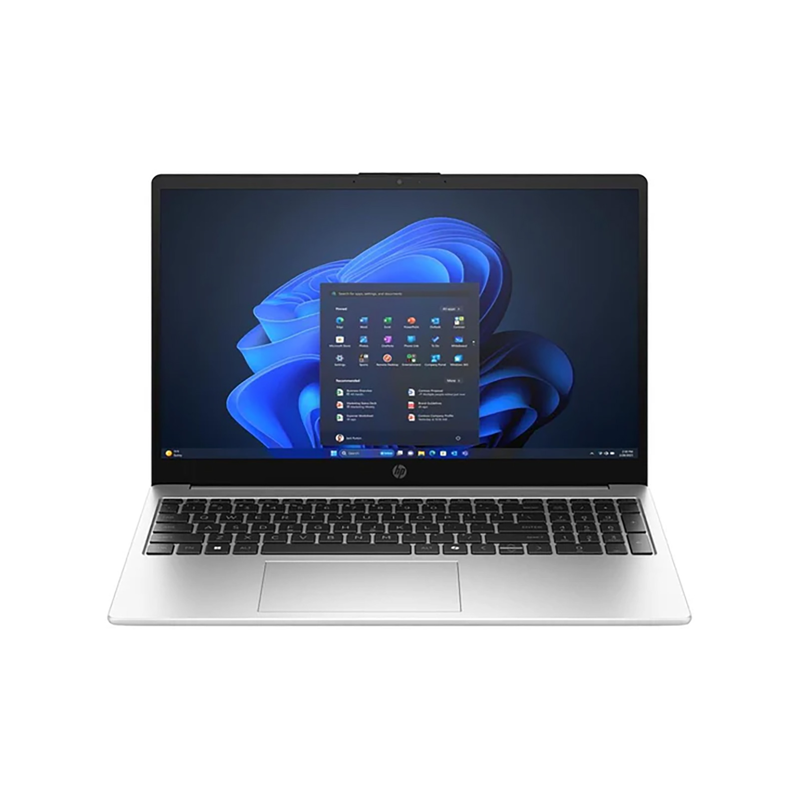 HP 250R G10 15.6" Core 3 100U 8GB 512GB Win 11 Pro Silver Notebook HP 250R G10 15.6" Core 3 100U 8GB 512GB Win 11 Pro Silver Notebook - Image 1