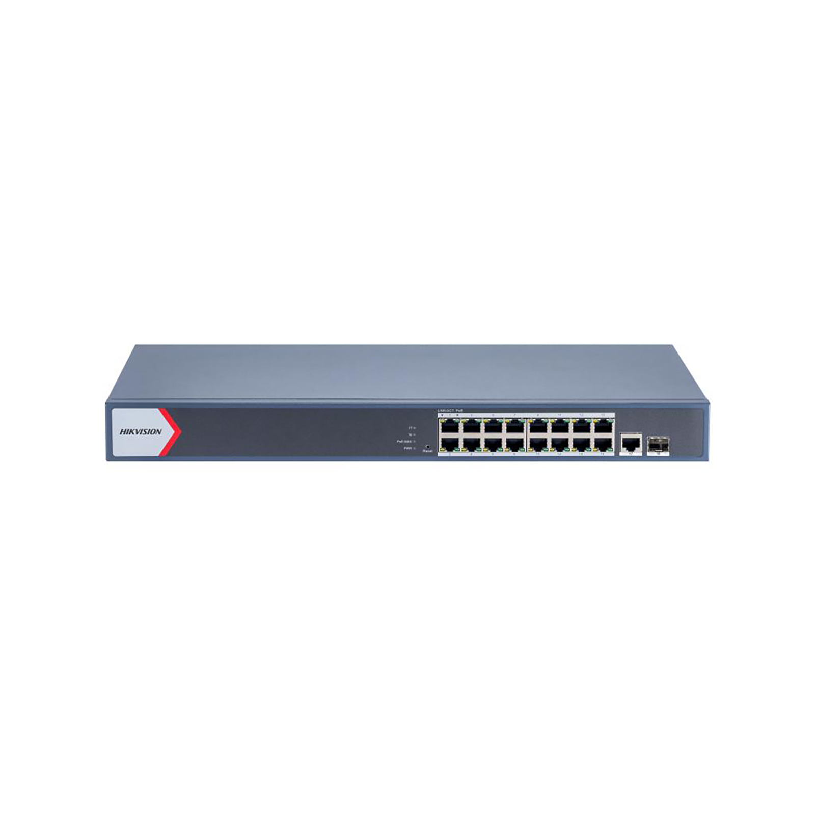 Hikvision 16 Port Gigabit Smart Managed POE Switch Hikvision 16 Port Gigabit Smart Managed POE Switch - Image 1