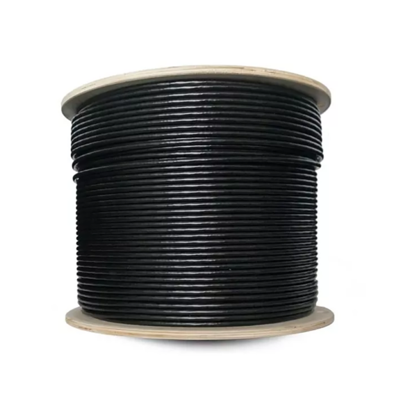 Datanet CAT6 UV F/UTP Outdoor Reel Black - Price Per Meter MOQ 500M