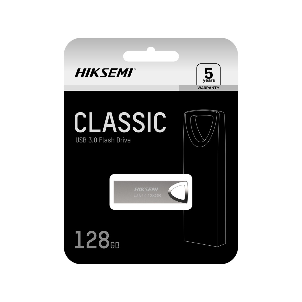 Hiksemi Classic 128GB USB-A Flash Drive Hiksemi Classic 128GB USB-A Flash Drive - Image 1