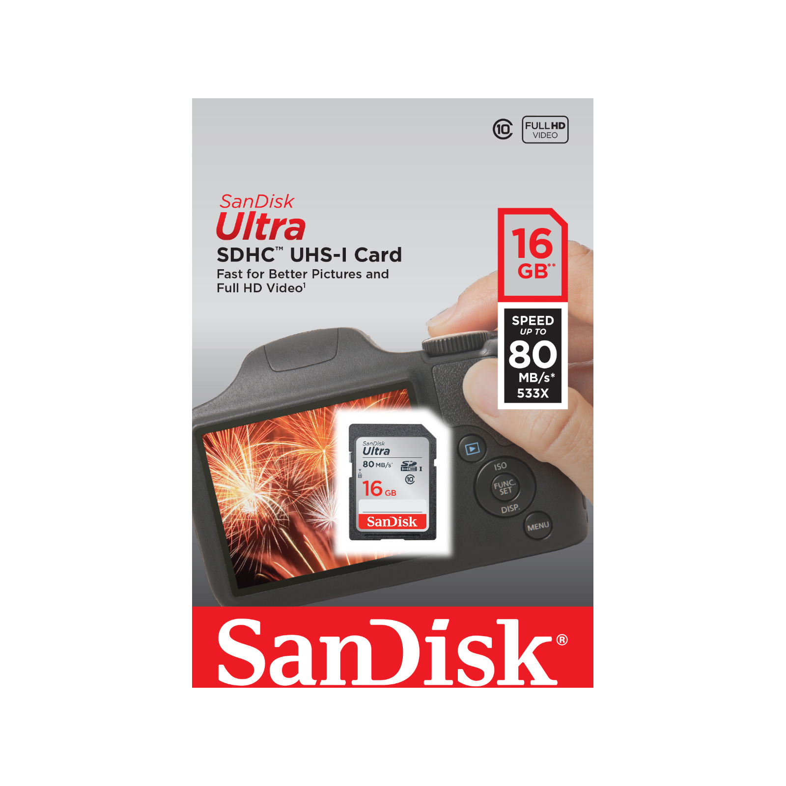 Sandisk Ultra 16GB Class 10 SDXC Card Sandisk Ultra 16GB Class 10 SDXC Card - Image 1
