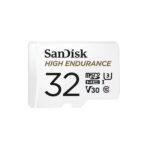 Sandisk High Endurance 32GB Class 3 MicroSDXC Card with Adapter