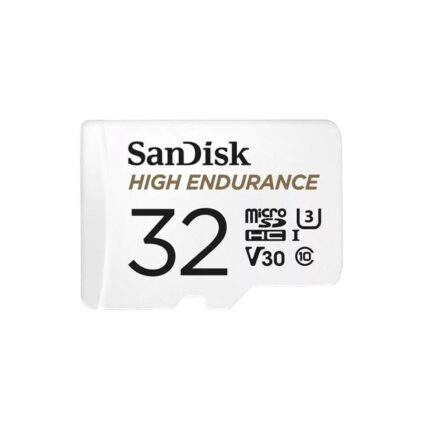 Sandisk High Endurance 32GB Class 3 MicroSDXC Card with Adapter