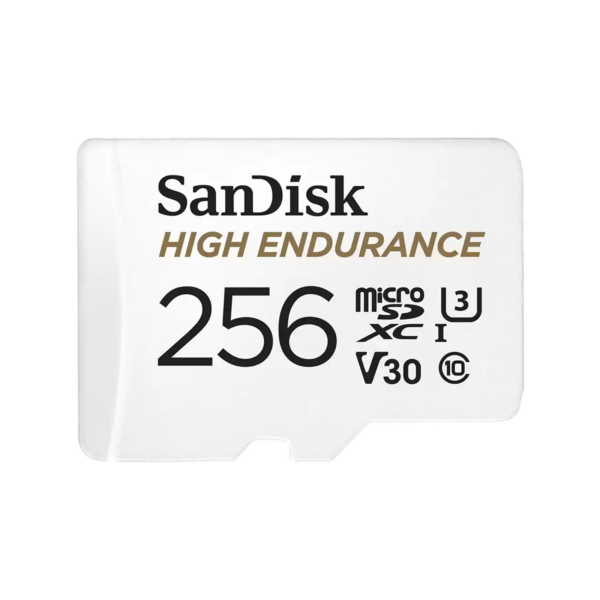Sandisk High Endurance 256GB Class 10 MicroSDXC Card with Adapter