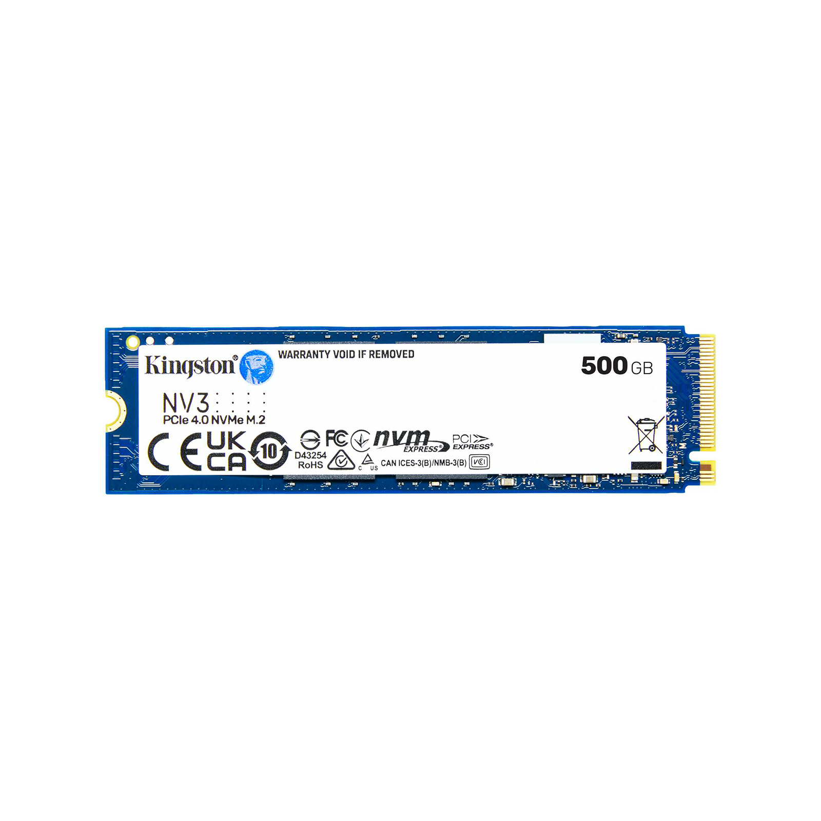 Kingston 500GB M.2 NVME Internal SSD Kingston 500GB M.2 NVME Internal SSD - Image 1