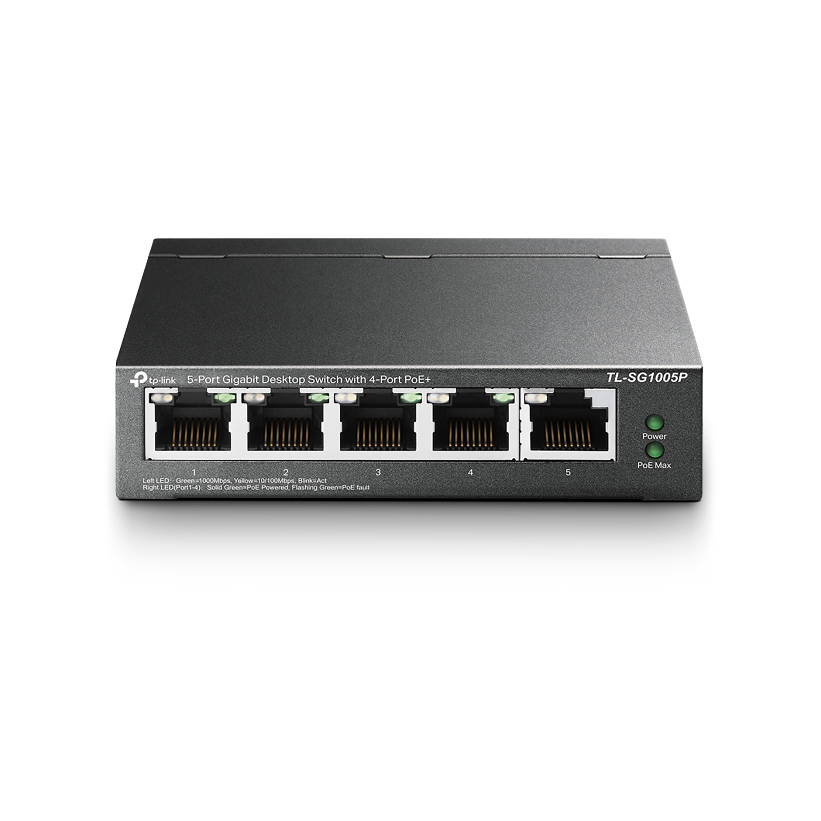 TP-Link 5 Port Gigabit Unmanaged Desktop POE Switch TP-Link 5 Port Gigabit Unmanaged Desktop POE Switch - Image 1