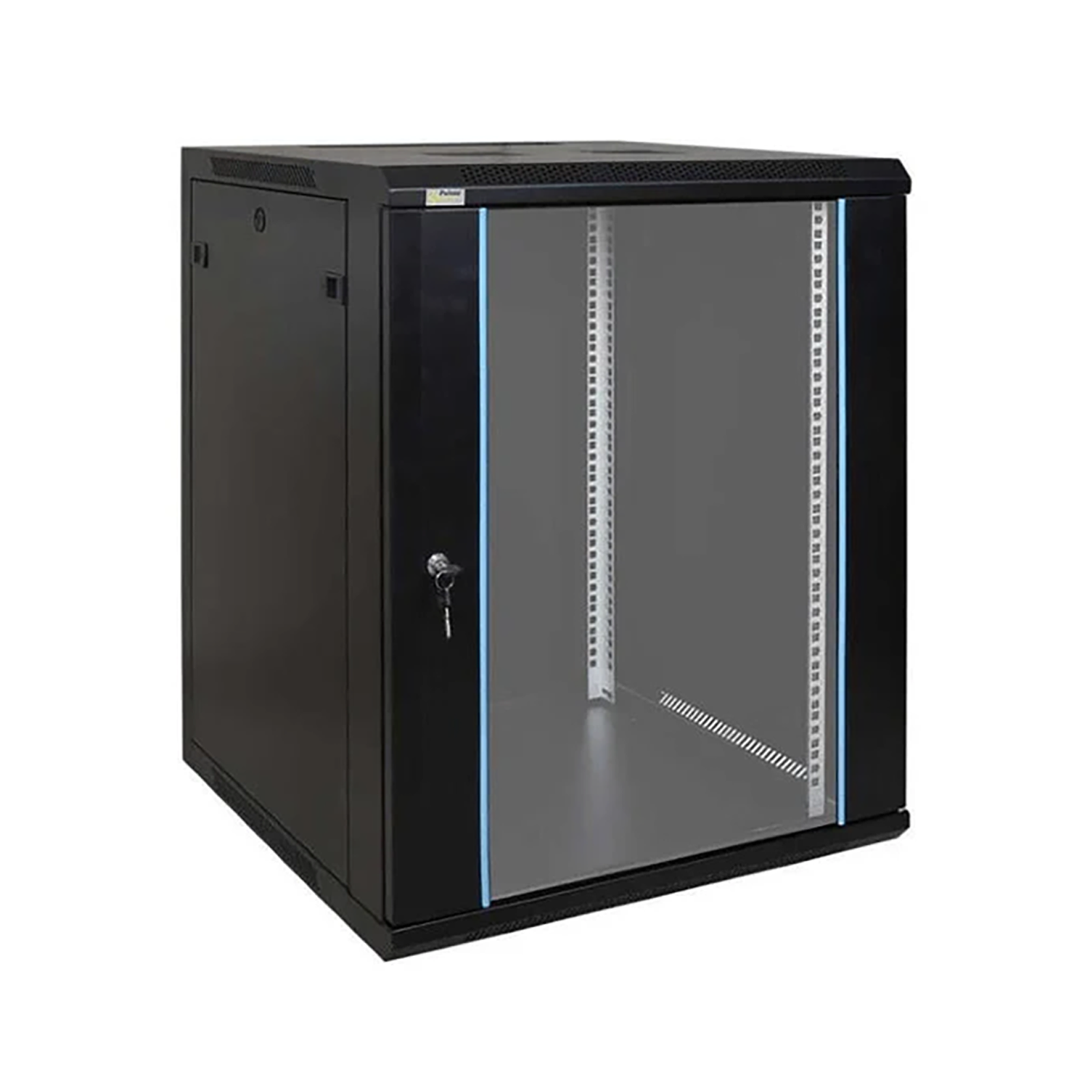 Zone Lite 15U 500mm Black Wall Mount Black Cabinet Zone Lite 15U 500mm Black Wall Mount Black Cabinet - Image 1