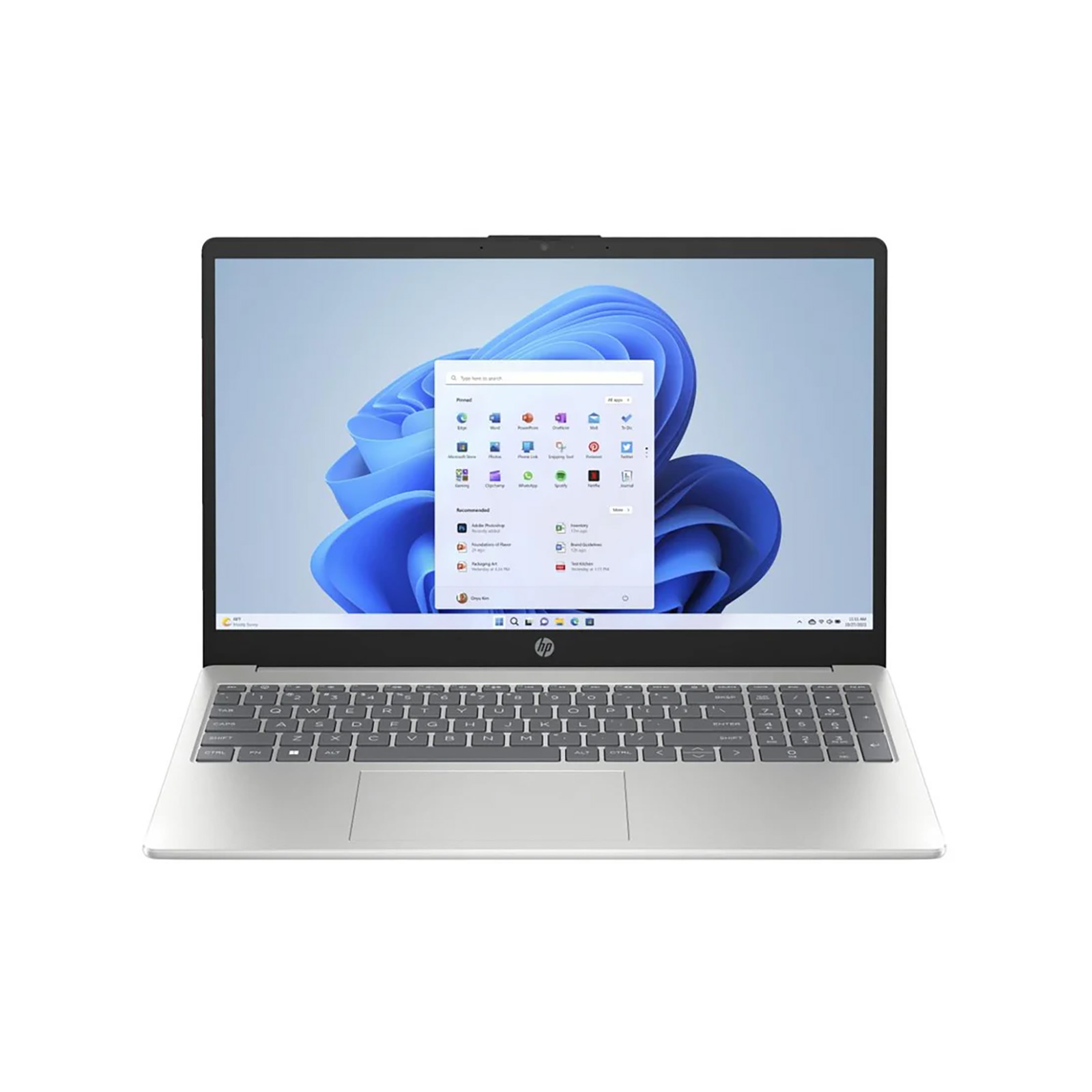 HP 15S 15.6" FHD UltraSlim Ryzen 5-7520U 8GB 512GB Win 11 Home Notebook HP 15S 15.6" FHD UltraSlim Ryzen 5-7520U 8GB 512GB Win 11 Home Notebook - Image 1