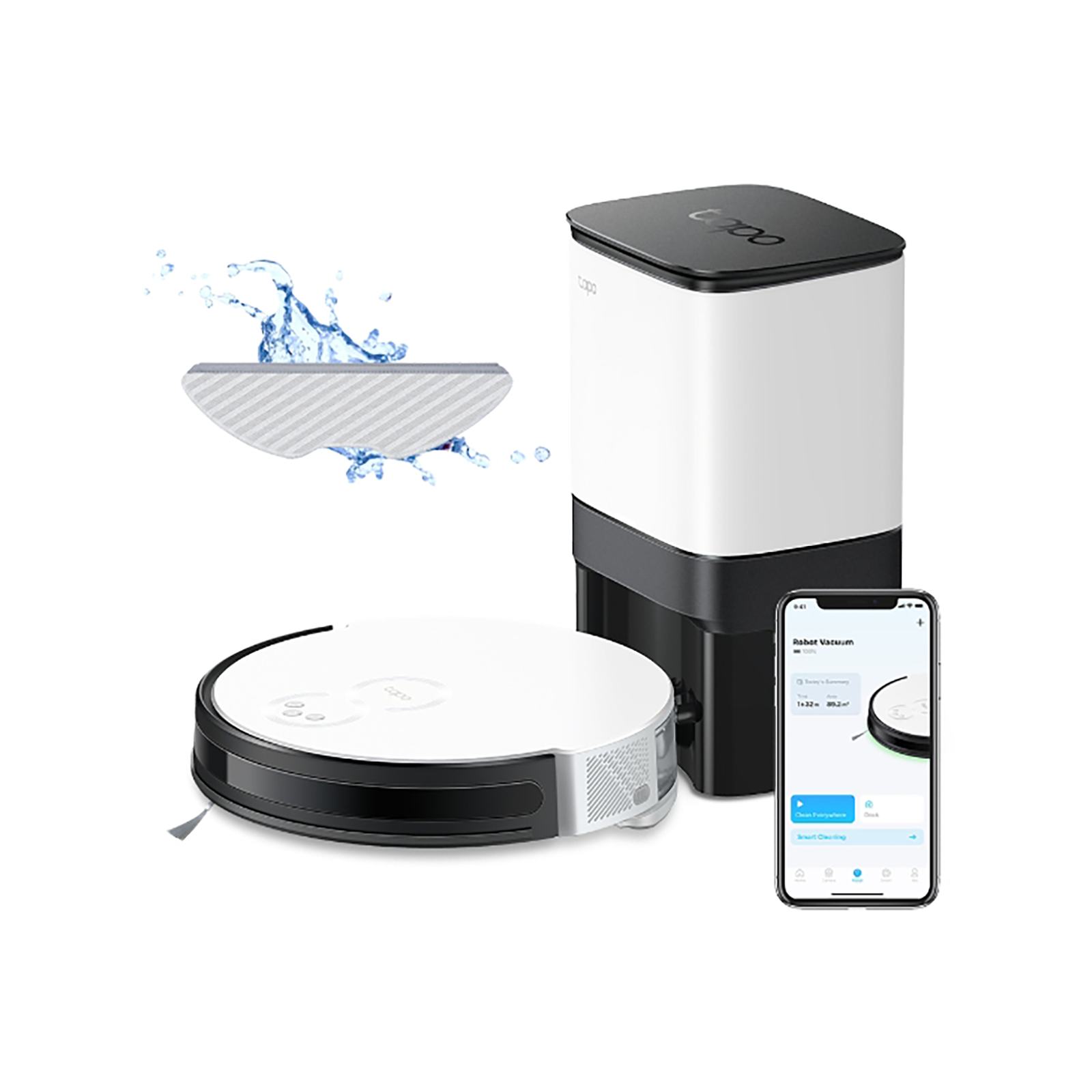 TP-Link TAPO RV10 PLUS Robot Vacuum + Auto-Empty Dock TP-Link TAPO RV10 PLUS Robot Vacuum + Auto-Empty Dock - Image 1