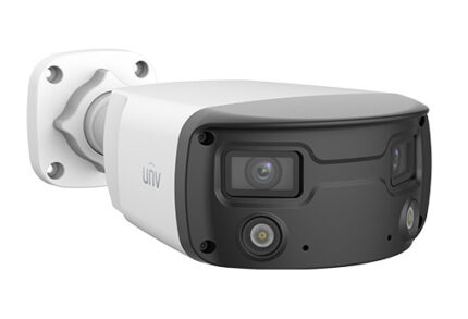 Uniview UNV 4MP ColorHunter OmniView Dual Lense 160° Fixed Bullet IP Camera 2x4mm | IPC2K24SE-ADF40KMC-WL-I0