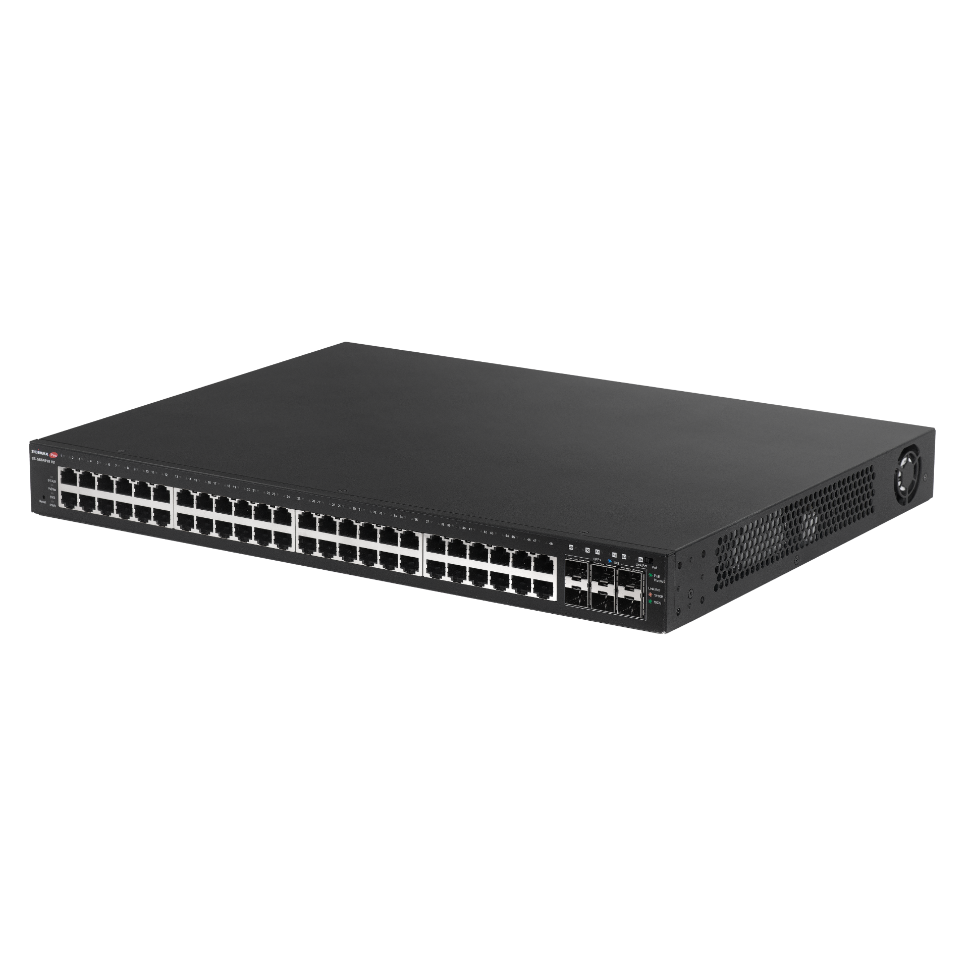48 Gigabit PoE+ Long Range Switch with 6 SFP+ Ports 48 Gigabit PoE+ Long Range Switch with 6 SFP+ Ports