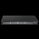 Edimax 54 Port, Web Smart,  48 Gigabit PoE+ Long Range Switch with 6 SFP+ Ports - Image 2