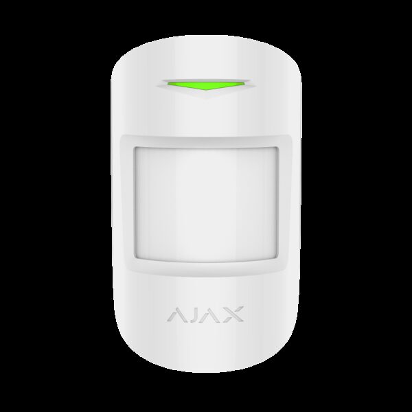 AJAX Security - MotionProtect Plus - White Wireless Pet Immune Indoor Motion Detector + Thermal Filter Tech | AJAX-MP-PLUS-INDR-