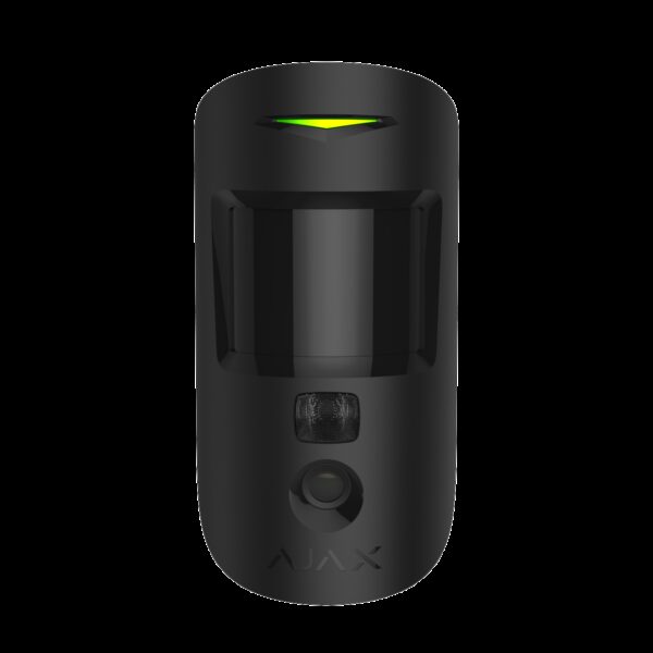 AJAX Security - MotionCam (PhOD) Jeweller - Black Wireless Motion Detector with Photo on Demand and by Alarm | AJAX-MC-PHOD-INDR