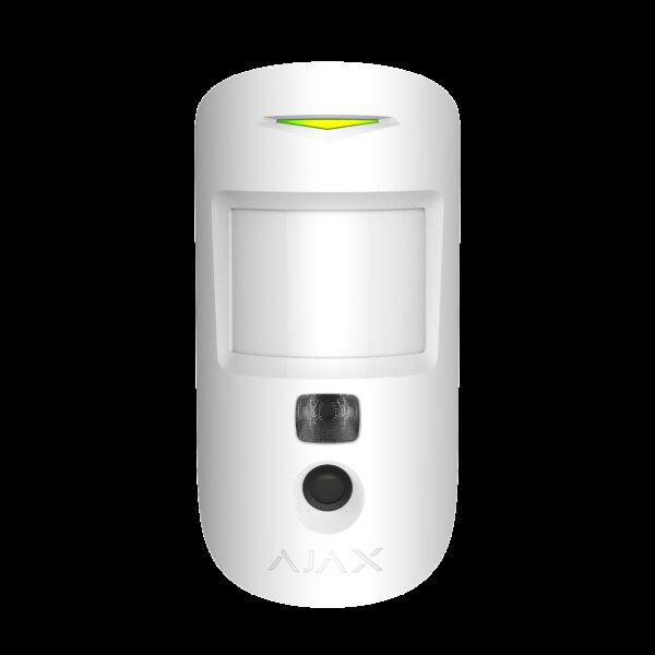 AJAX Security - MotionCam Jeweller - White Wireless Indoor Motion Detector with Photo Camera | AJAX-MC-INDR-W