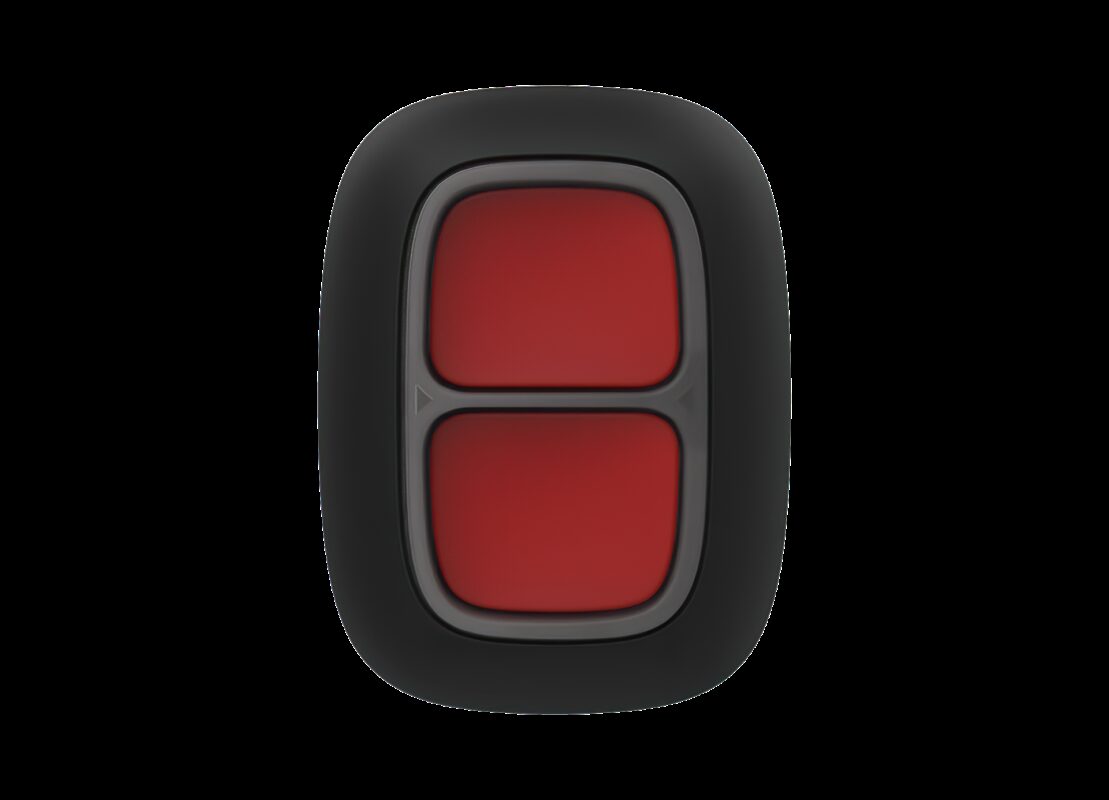 AJAX Security - DoubleButton Jeweller - Double Black Wireless Smart Button for Panic and Control Modes | AJAX-PB-DOUBLE-B