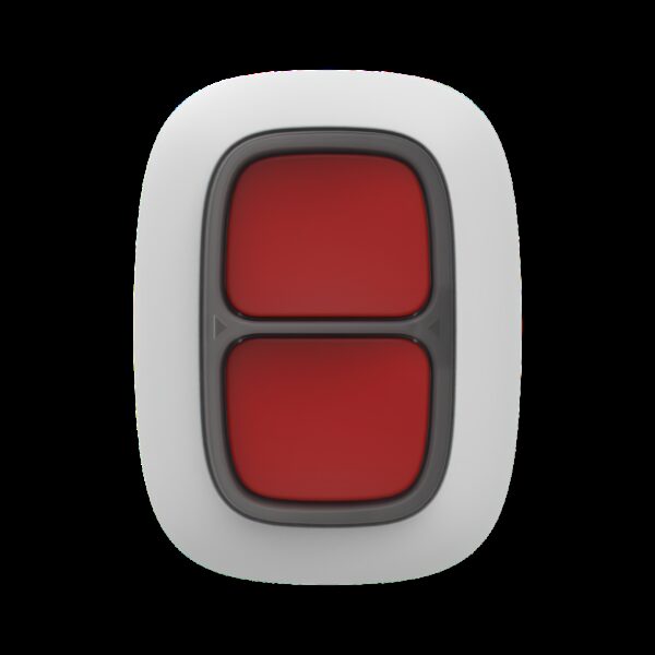 AJAX Security - DoubleButton Jeweller - Double White Wireless Smart Button for Panic and Control Modes | AJAX-PB-DOUBLE-W