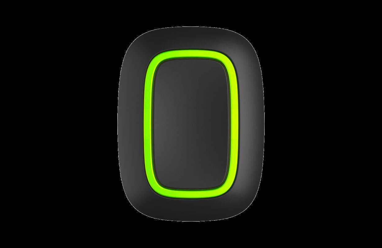 AJAX Security - Wireless Smart Panic and Control Button Jeweller Black  | AJAX-PB-B