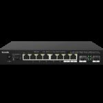 Tenda 8-Port 2.5G Ethernet Switch with 2x 2.5G SFP slots | TEM2010F