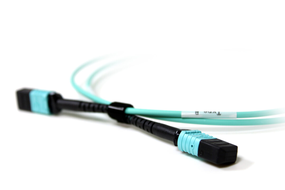 Acconet Patch Lead 12Core MPO Female to MPO Female 1M