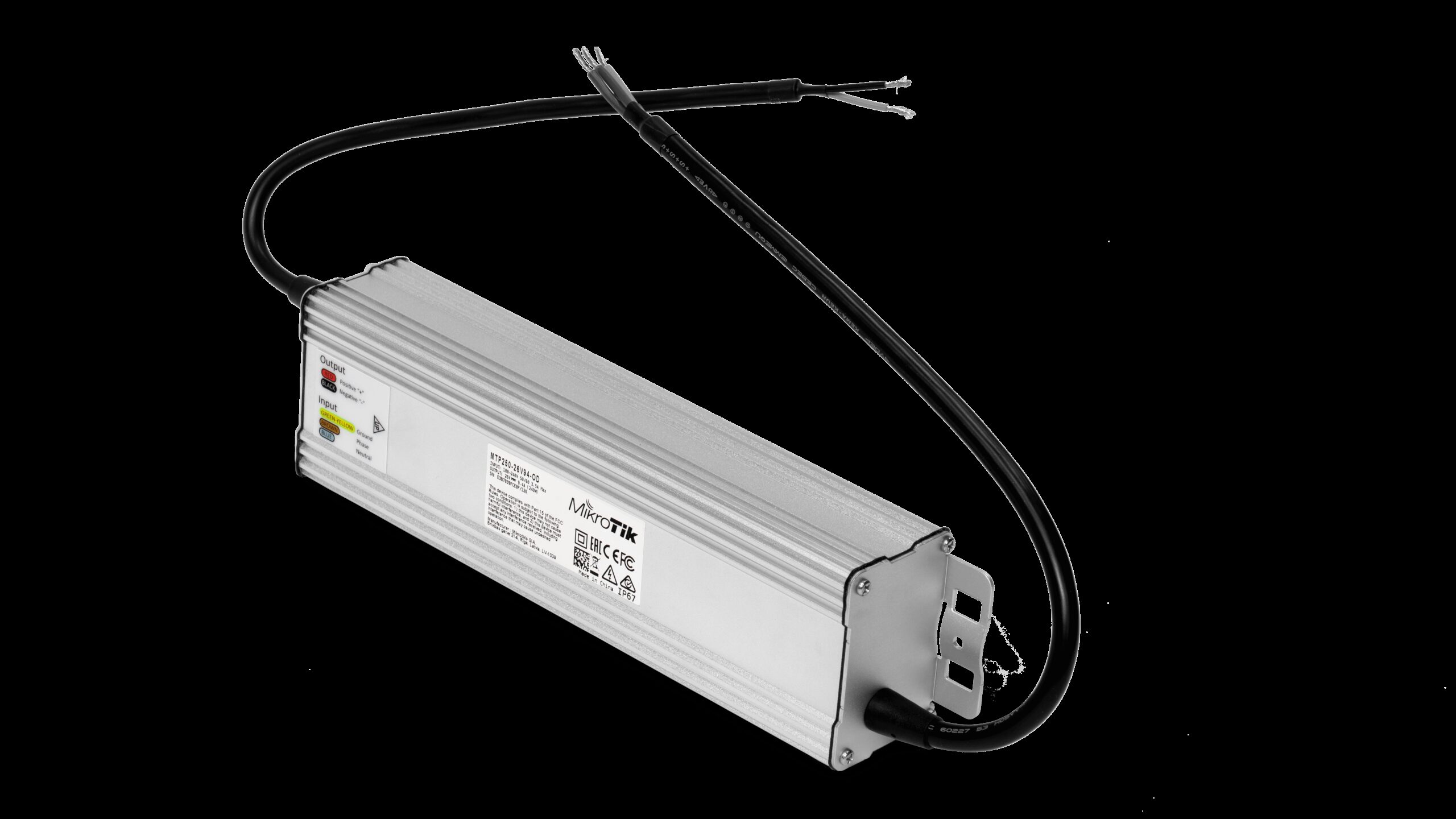 MikroTik Outdoor AC/DC with 26V 250W Output | MT-RBMTP250-26V9 MikroTik Outdoor AC/DC with 26V 250W Output | MT-RBMTP250-26V9