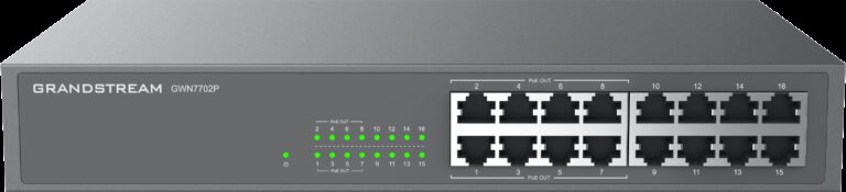 Grandstream Enterprise 16 port Unmanaged GbE Switch | GWN7702