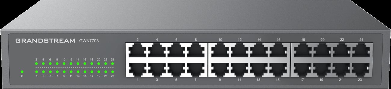 Grandstream Enterprise 24 port Unmanaged GbE Switch | GWN7703