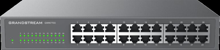 Grandstream Enterprise 24 port Unmanaged GbE Switch | GWN7703