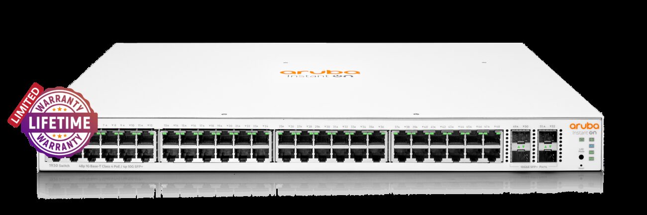 HPE Networking Instant On 1930 4SFP+ 48 Port 370W | ARU-IO-SW193048G-370W