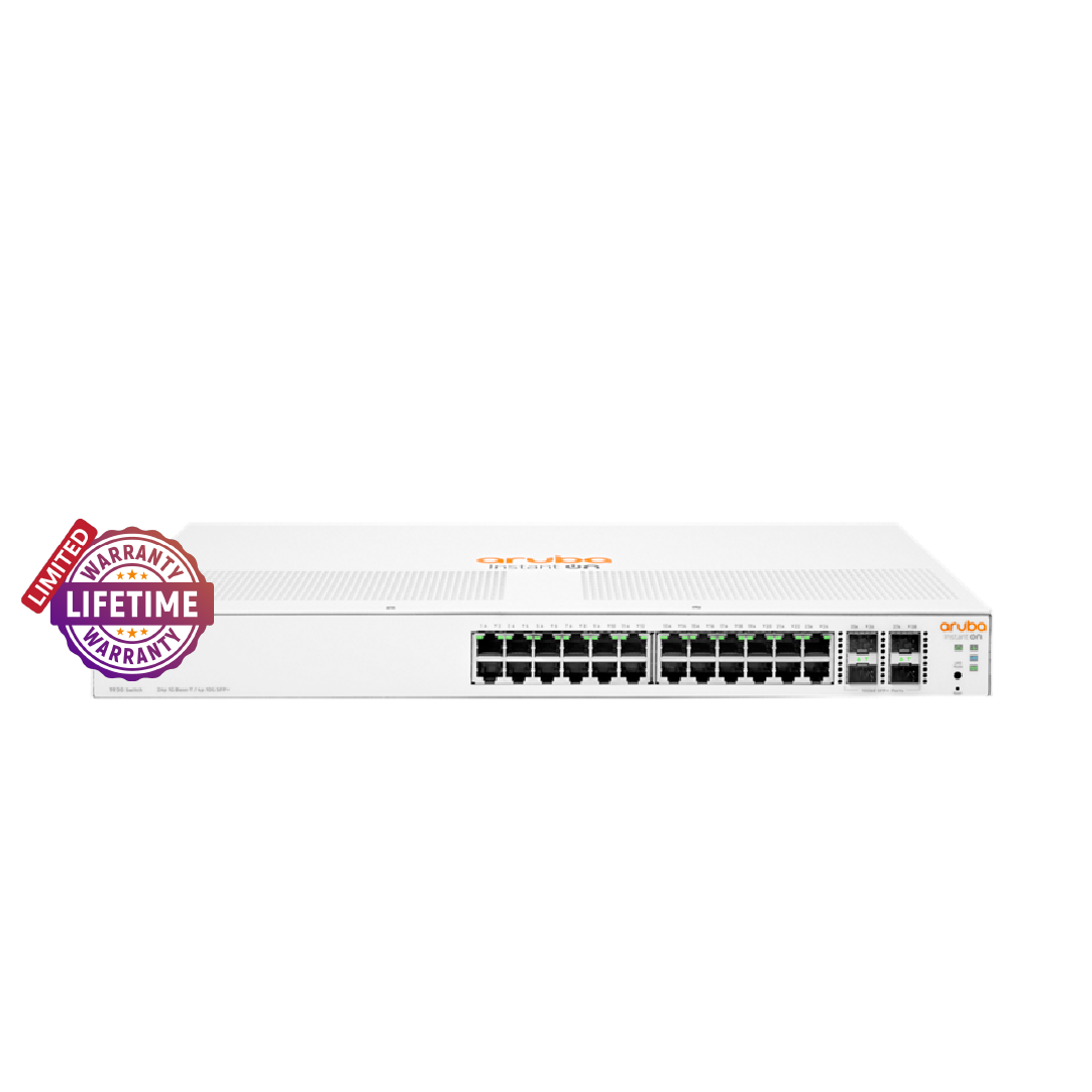 HPE Networking Instant On 1930 4xSFP+ 24 Port Switch | ARU-IO-SW193024G HPE Networking Instant On 1930 4xSFP+ 24 Port Switch | ARU-IO-SW193024G