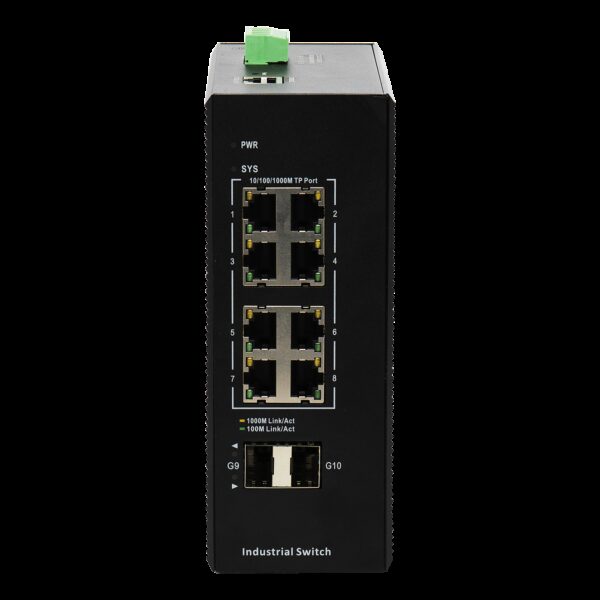 BDCOM 8 Port Gigabit Industrial Switch With 2 SFP - Managed