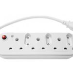 Acconet 6 Way Multiplug with 3x 16A SA and 3x 5A 2 Pin Sockets | AC-MPLUG-IEC-6