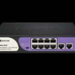 BDCOM 8-Port 100M Unmanaged PoE Switch (8-Port PoE + 2-Port 100M RJ45) 90W PoE Budget