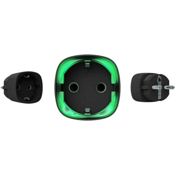 AJAX Security - Automation - Black Wireless Smart Plug with Energy Consumption Monitoring | AJAX-AD-SP-B