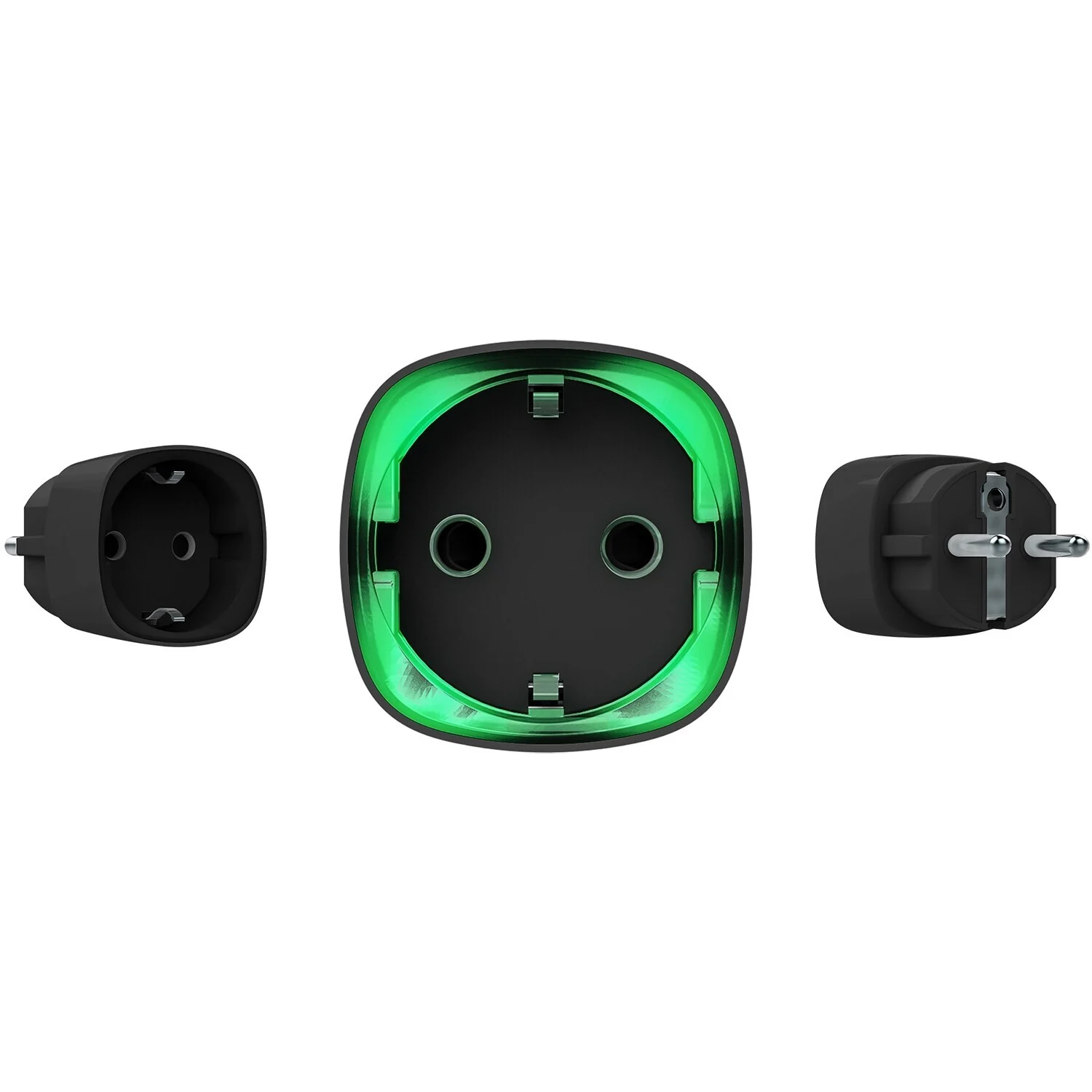 AJAX Security - Automation - Black Wireless Smart Plug with Energy Consumption Monitoring | AJAX-AD-SP-B AJAX Security - Automation - Black Wireless Smart Plug with Energy Consumption Monitoring | AJAX-AD-SP-B