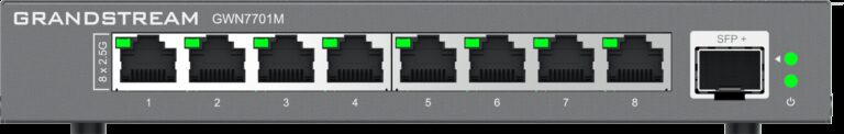 Grandstream Enterprise 8 port Unmanaged 2.5G Switch | GWN7701M